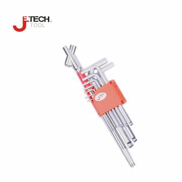 Jetech 9pcs+1pc/set Ball End Hex Key Set w/Extension Bar 021911