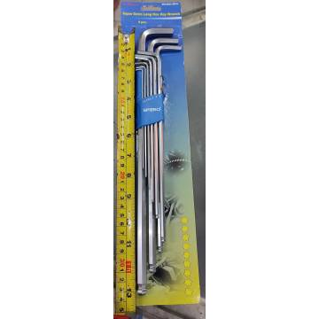 E-Nitoyo Super Extra Long Hex Key Wrench Set (9Pcs)