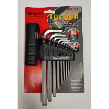 NEU 9pcs Turball Dual Position Hex key Set