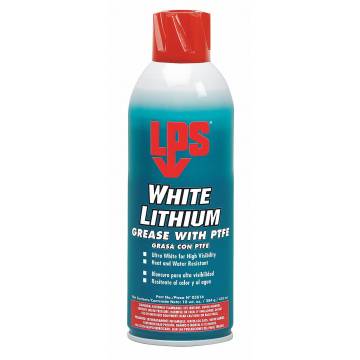LPS White Lithium Grease w/PTFE 10oz