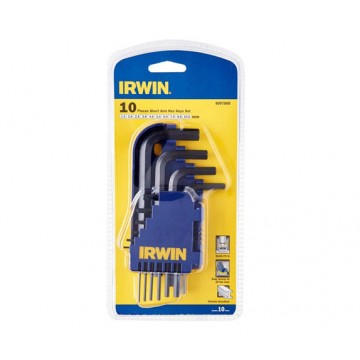 Irwin Short Hex Key Set - Black Oxide