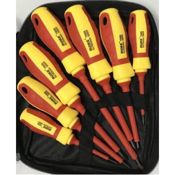 Ruike 7Pcs Electrical Screwdriver w/Test Pen Set