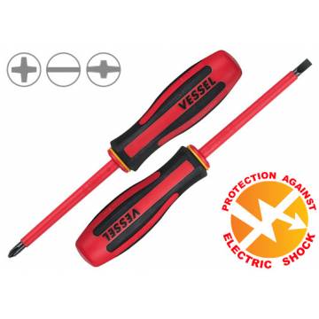 Vessel VDE Insulated Screwdriver 960 (Japan) (-Minus Tip)