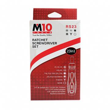 M10 23in1 Ratchet Screwdriver Set RS23