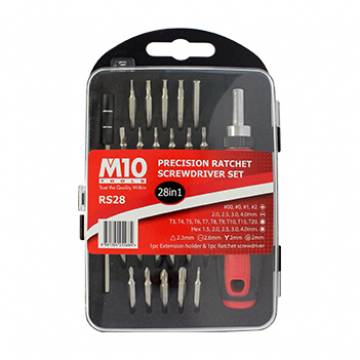 M10 28in1 Precision Ratchet Screwdriver Set RS28