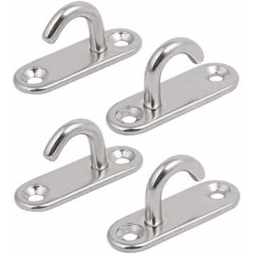 S/S Pad Eye Wall Hook Loop
