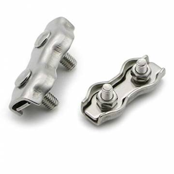 S/S Double Bolt Wire Rope Clamp