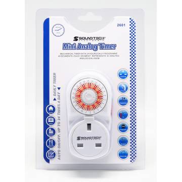 Soundtech Mini 24hr Analog Timer 2601