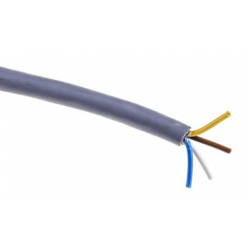 Grey 4-Cord Flexible PVC Cable