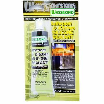 Wessbond Bathroom & Kitchen Silicon (White)