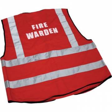 Fire Warden Safety Vest (No Pocket)
