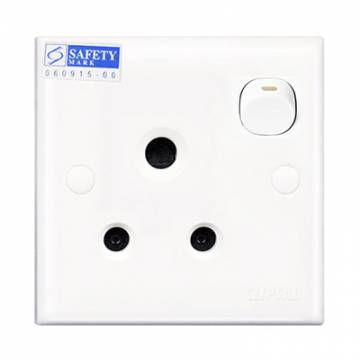 Clipsal 1 Gang Switch Socket 15A-E15 (Round)