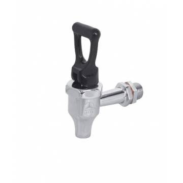 Showy 1/2" Kettle Cock (Black Handle) 6174