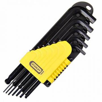 Stanley Ball Hex Key Set 69-257 (Inches)