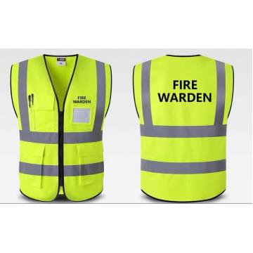 Fire Warden Safety Vest (W/Pocket)