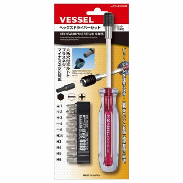 Vessel Hex Head Driving Set TD-6310HX