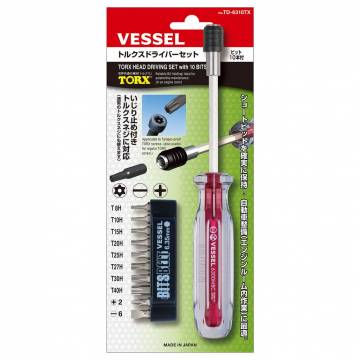Vessel Torx Head Driving Set TD-6310TX