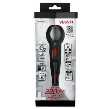 Vessel Electric Ball-Grip Screwdriver 220USB-P1