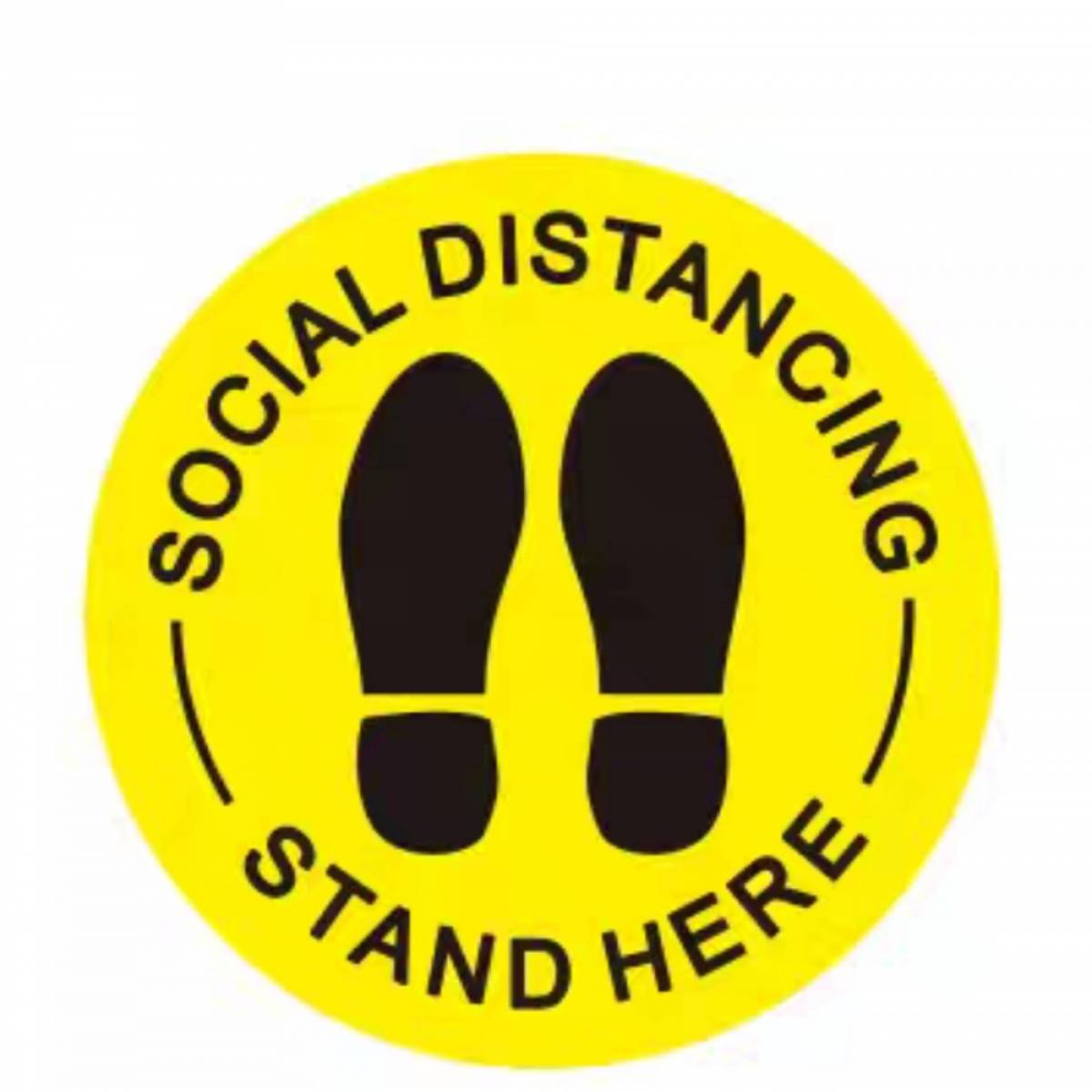 Foot Step Sticker Social Distancing Foot Step Sticker (10