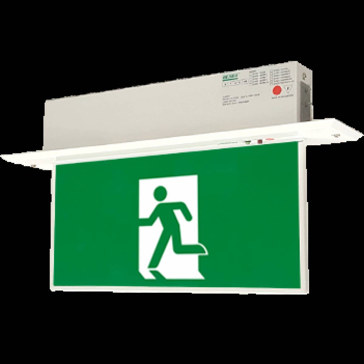Denko SLIM LED Slim Recessed Emergency Exit Sign